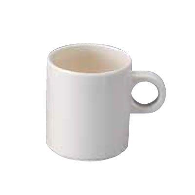 Daiwa|プラスチック食器|メラミン製|無地食器|食堂|飲食店 10点セット コーヒーカップ ホワイト(Φ68×96×H77mm・200ml) (台和)[MN-32]