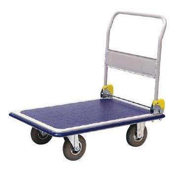 代引不可 メーカー直送 送料無料 空気入車輪　L型ハンドトラック　N301AR　（920×610×H910mm）　(1-1266-0401)
