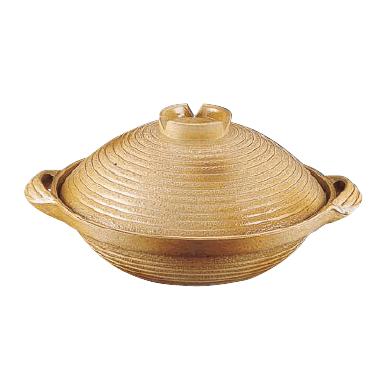 ！ 季節鍋・よせ鍋 アルミ製 IH対応！ 土鍋24cm アルミ 電磁用 手造り土鍋 楽鍋 (新幸楽) 24cm (1-2107-0701)