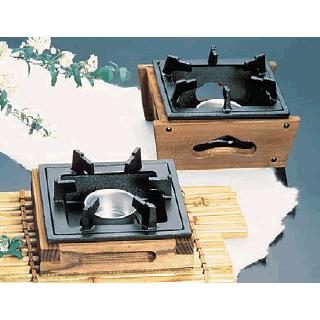 料理演出用品・和食卓上鍋 卓上コンロ☆ アルミ 民芸調コンロ（小）(1