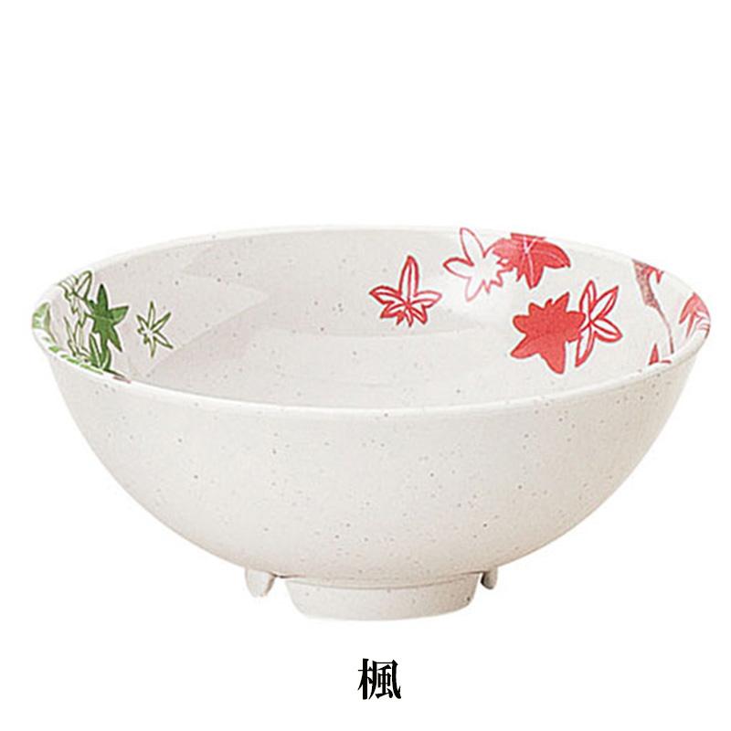 メラミン製 丼大 2柄(十草-茶/楓)(φ185×H78mm・1100ml) 信濃化学