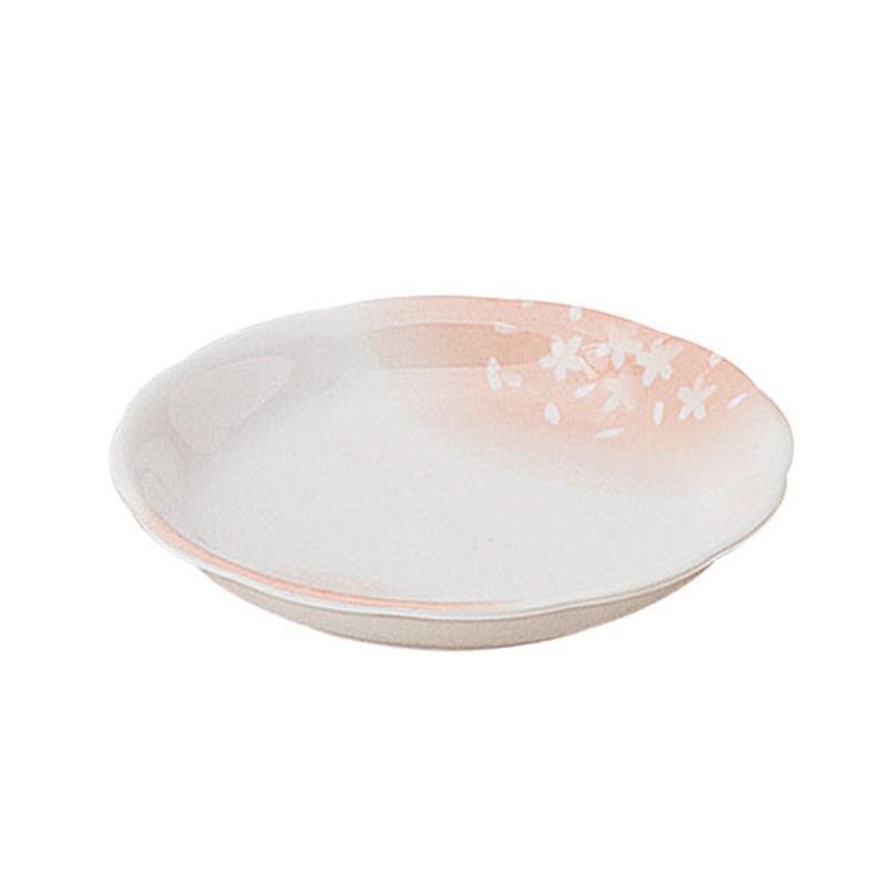 メラミン製 13cm皿 紅彩(φ132×H22mm) 信濃化学/shinca[658-KS