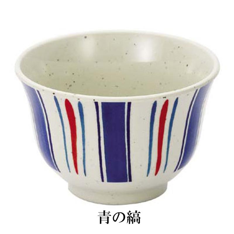 メラミン製 湯呑 4柄(花唐草/紅白梅/糸十草/青の縞)(φ92×H60mm・215ml