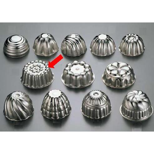 アルミ ゼリー型(中) #70 (φ80×H32mm) 製菓型 ゼリー用型 (1-1082-3701