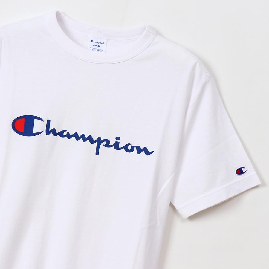 最終セール価格 CHAMPION チャンピオン (C3-P302) メンズ Tシャツ 普段着 カジュアル シンプル 無地 半袖 カットソー コットン｜kyoeisports2｜03