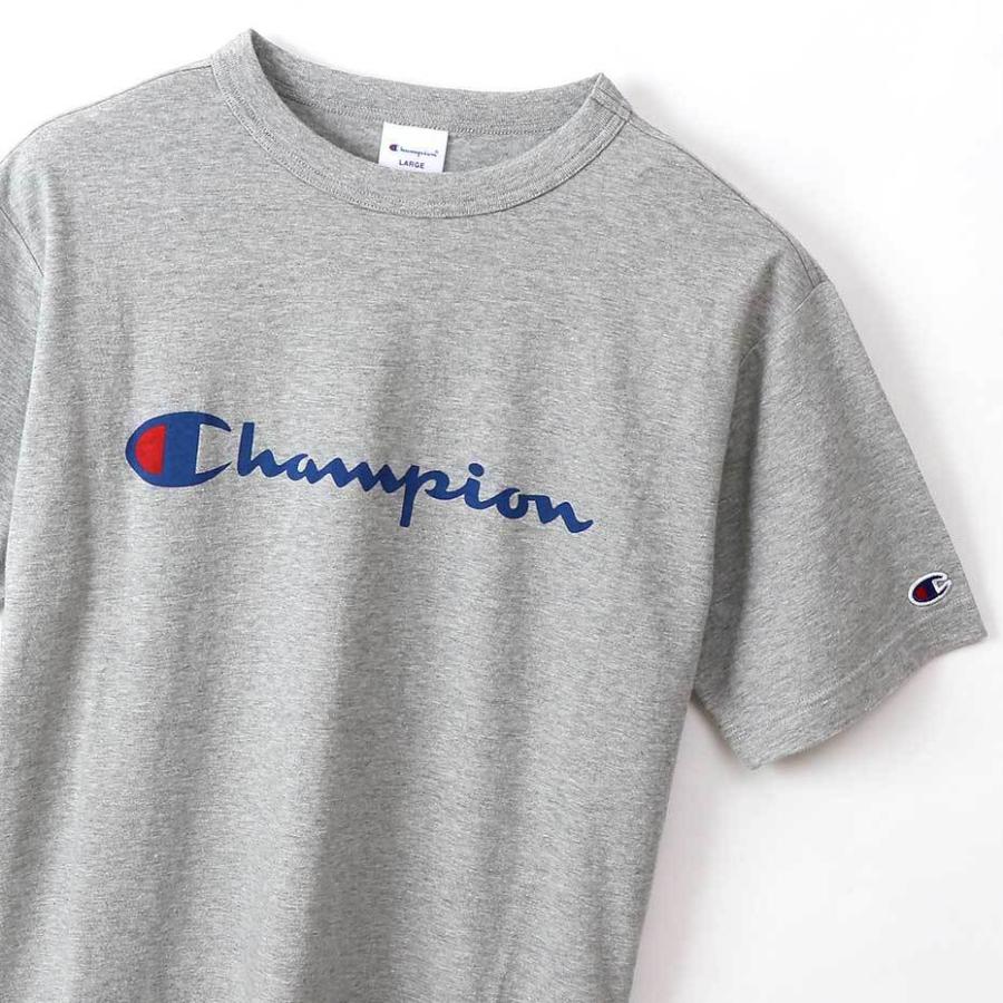 最終セール価格 CHAMPION チャンピオン (C3-P302) メンズ Tシャツ 普段着 カジュアル シンプル 無地 半袖 カットソー コットン｜kyoeisports2｜05