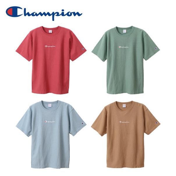 最終セール価格 CHAMPION チャンピオン (C3-R316) メンズ リバースウィーブTシャツ シンプル 無地 半袖 カットソー カジュアル｜kyoeisports2