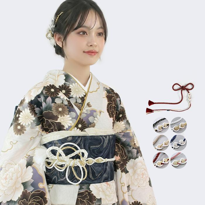【着物】 和装小物 帯締め 帯締 振袖用 丸組 金糸 パール 飾り付き パーツ付 24w-7185 楽天市場】【中古】 和装小物 帯締め 帯締 振袖用 丸組 金糸 パール