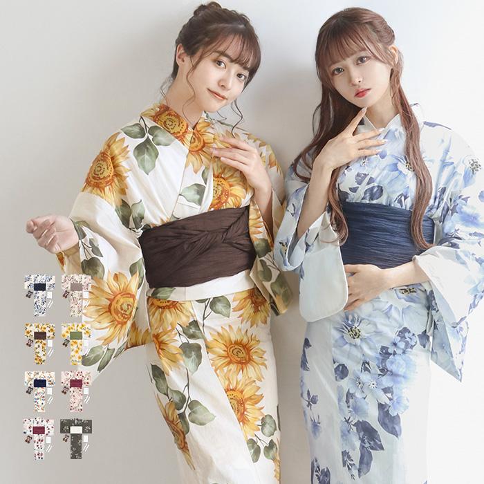 KYOETSU 1人で簡単着付け 【 浴衣セット 豪華6点セット レトロ H KYOETSU 1人で簡単着付け 【 浴衣セット 豪華6点セット レトロ H