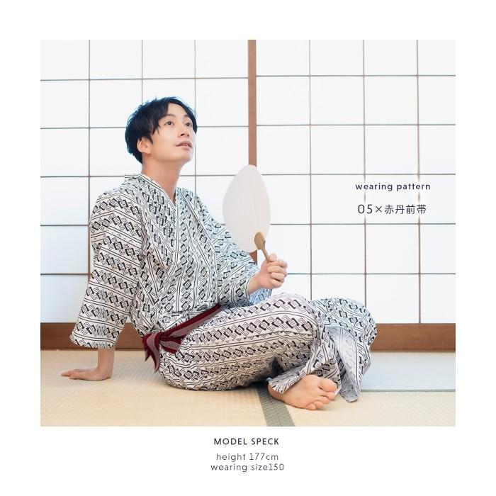 (旅館浴衣 3点セット) 旅館浴衣 浴衣 帯 寝巻き 寝間着 寝巻  男性 女性 メンズ レディース 介護 パジャマ 温泉浴衣 入院着(rg) | KYOETSU | 15