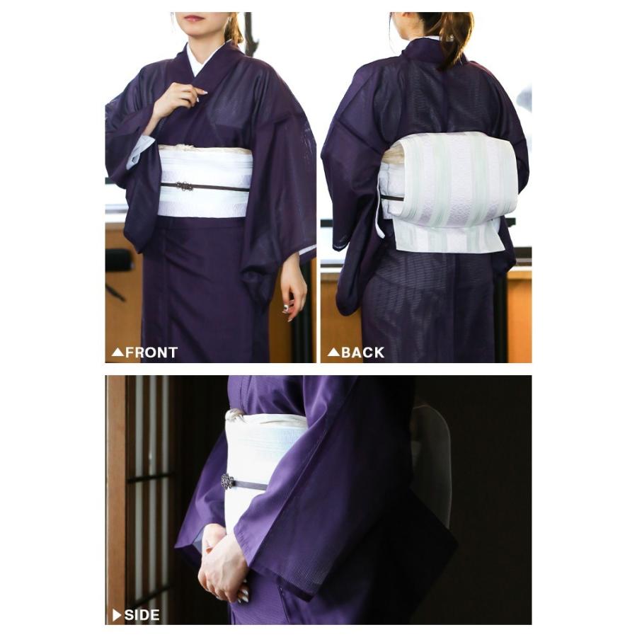 KYOETSU (名古屋帯 紗 献上柄) 日本製 お仕立て上がり 小紋 単衣 KYOETSU (名古屋帯 紗 献上柄) 日本製 お仕立て上がり 小紋 単衣