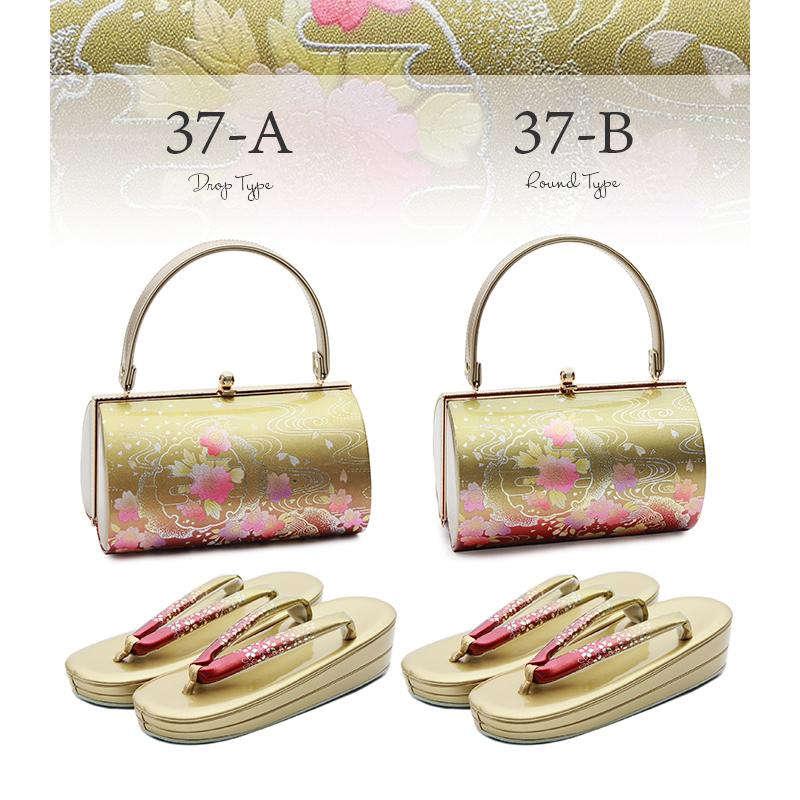 KYOETSU（京越） (草履バッグ 振袖 2段 F) 草履バッグセット 成人式