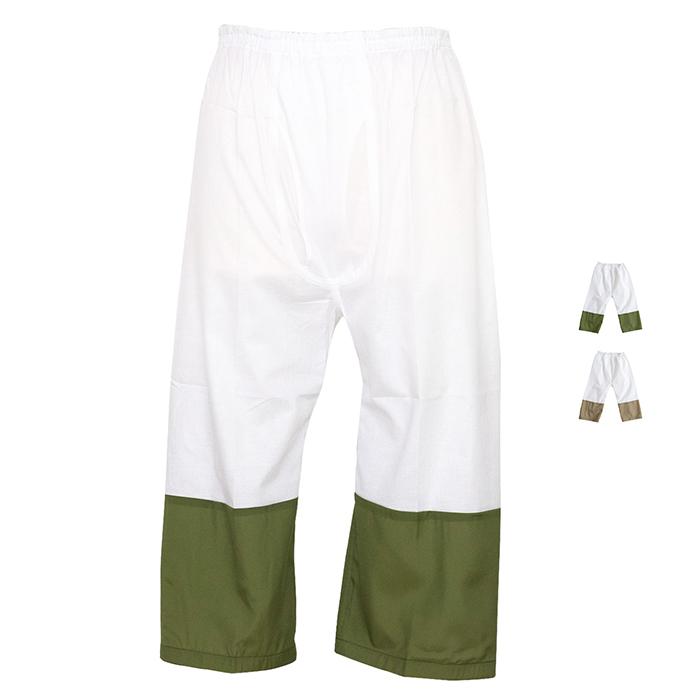 男衆 ステテコ メンズ KYOETSU キョウエツ 肌襦袢 上等 男性 洗える 夏用 下着 着物 肌着 男 茶 緑 カラー 和装 オリジナル 襦袢
