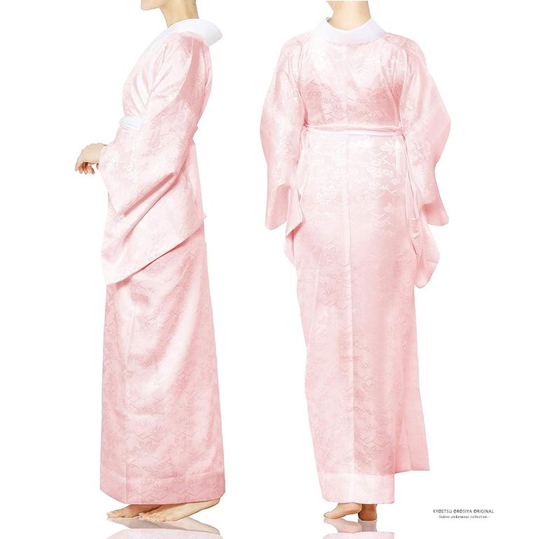 KYOETSU 長襦袢 洗える レディース 白 ピンク 半衿 半襟 女性 KYOETSU 長襦袢 洗える レディース 白 ピンク 半衿 半襟 女性