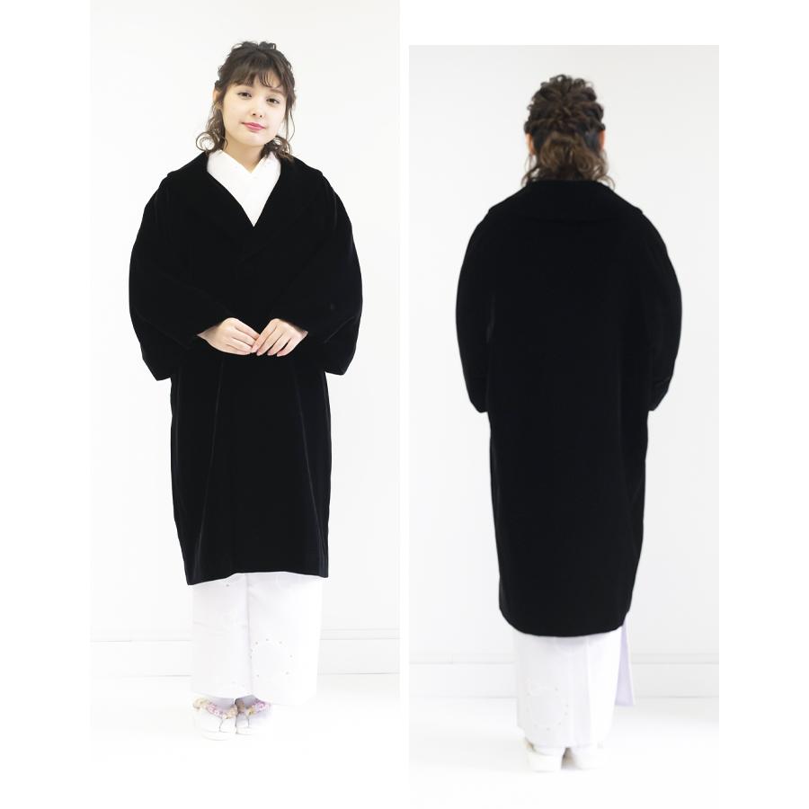 KYOETSU (アゲハラコート) 着物 コート 冬 アゲハラ 黒 日本製 KYOETSU (アゲハラコート) 着物 コート 冬 アゲハラ 黒 日本製
