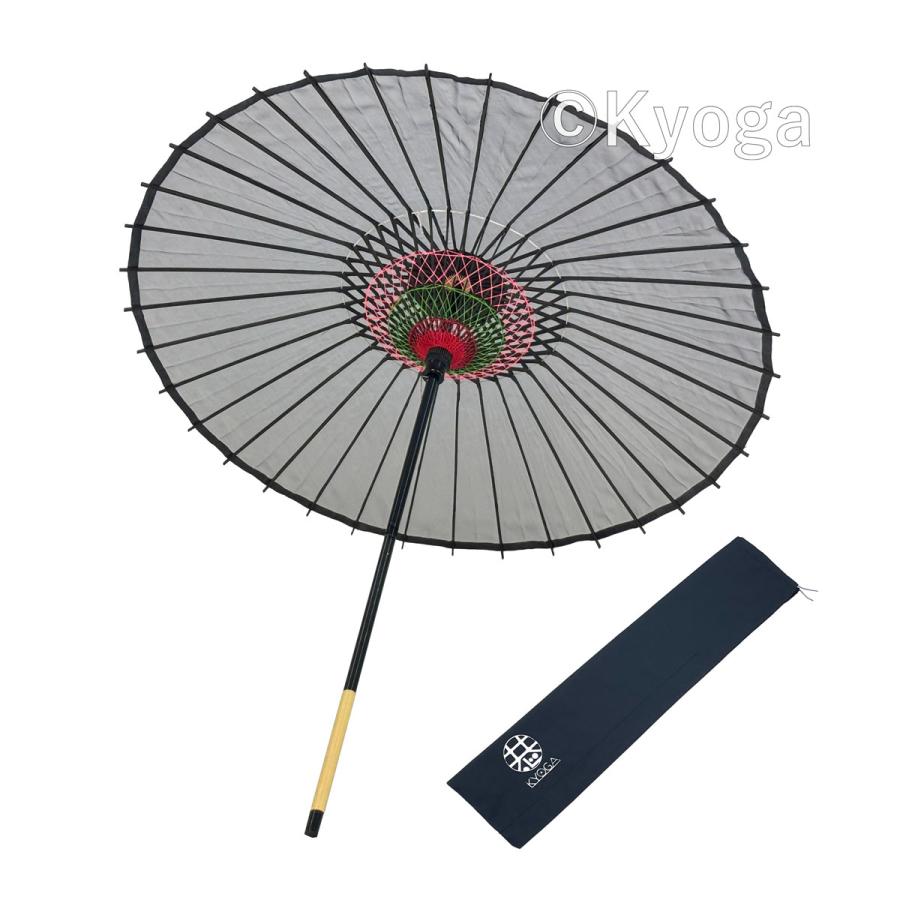 日本舞踊　絹傘　紺色と白　　蛇目傘　未使用 日本舞踊 絹傘 紺色と白 蛇目傘 未使用｜日本舞踊 絹傘 紺色と