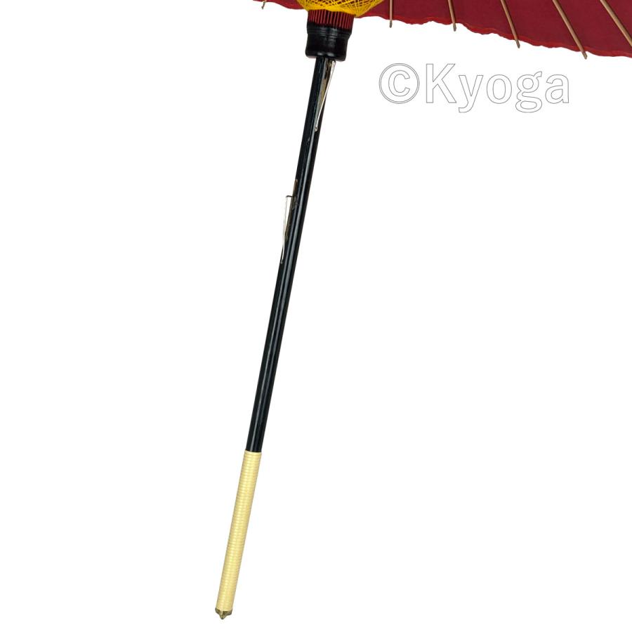 和傘 特選蛇の目傘 蛇の目柄 紫 自社調合植物油 ／雨傘／番傘 : 和傘