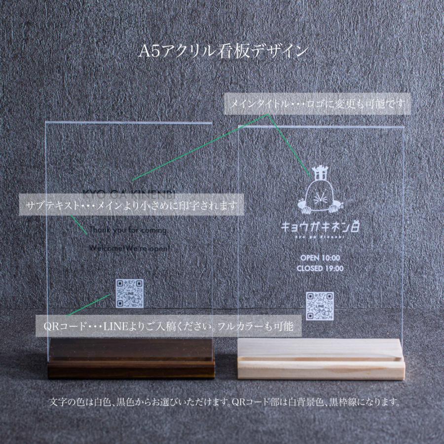開店祝い 名入れ ギフト 3点セット アクリル看板 キャッシュトレイ カードケース 周年 開業祝い 美容室 カフェ サロン 飲食店 ロゴ おしゃれ 花以外_6