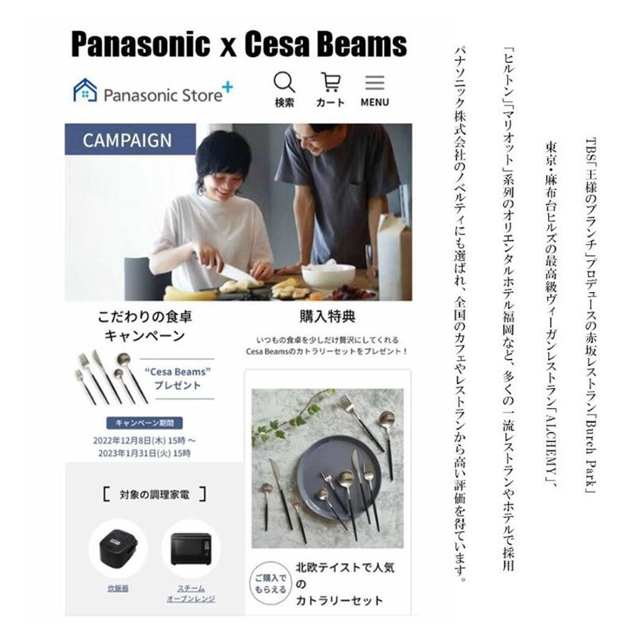 Cesa Beams カトラリーセット 4本ギフトボックス付きセット 結婚祝い