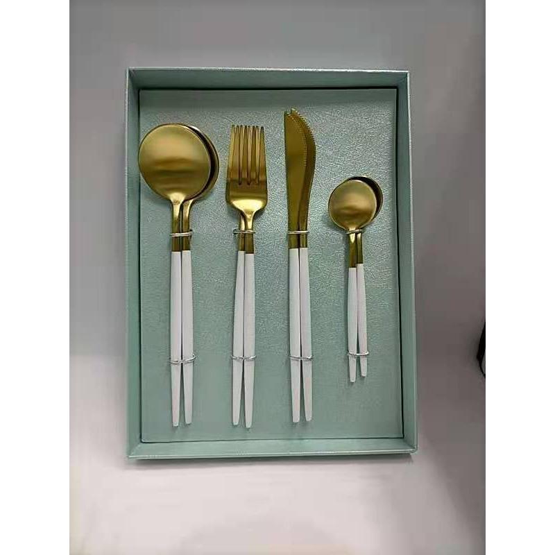 Cesa Beams カトラリーセット ホワイト TA2593 オリジナルカトラリー5本x2セットギフトボックス付き【クリックポスト