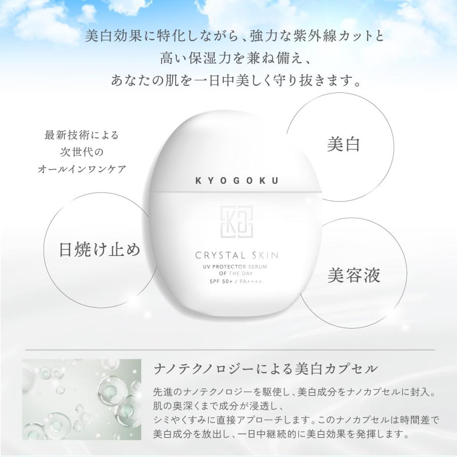 KYOGOKU PROFESSIONAL 公式 25％OFF 【 KYOGOKU クリスタルスキン UV