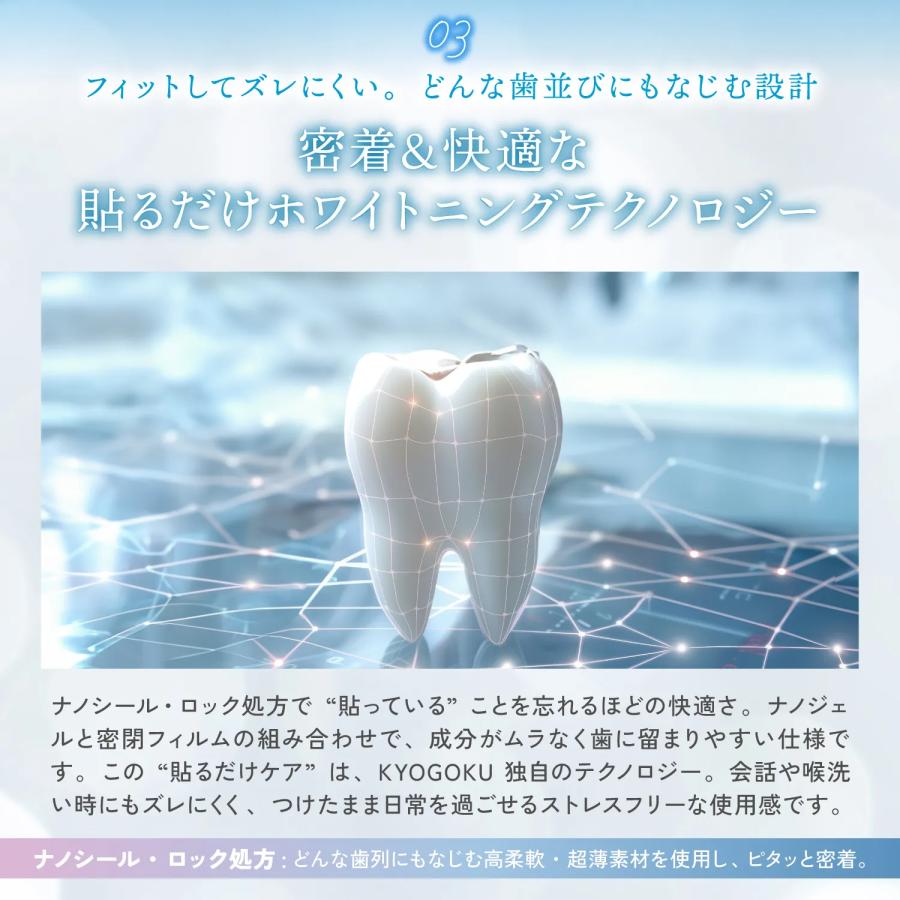 公式 【 KYOGOKU クリスタルホワイトニングシート 】 14日分28枚入り