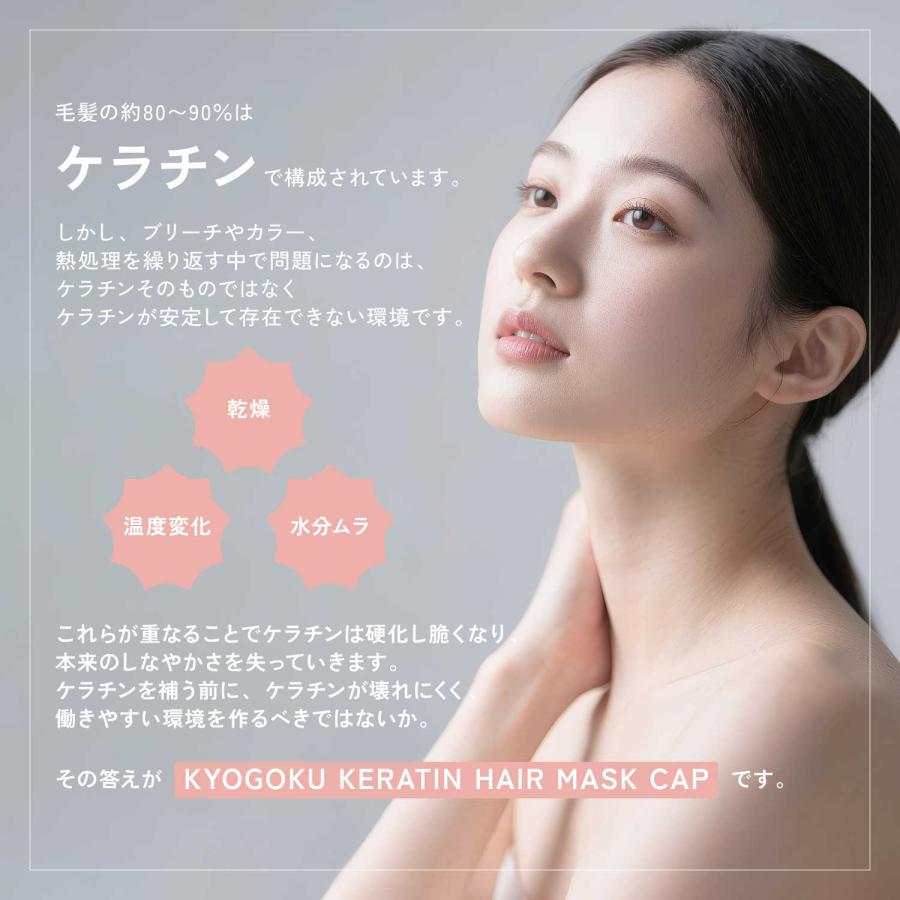 KYOGOKU PROFESSIONAL 公式 【 KYOGOKU ケラチンヘアマスクキャップ