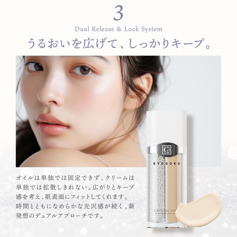 【新品】KYOGOKU ホワイトキャビアセラム、バーム、UV美容液 月バック付 KYOGOKU PROFESSIONAL 公式 【 KYOGOKU クリスタルスキン キャビア