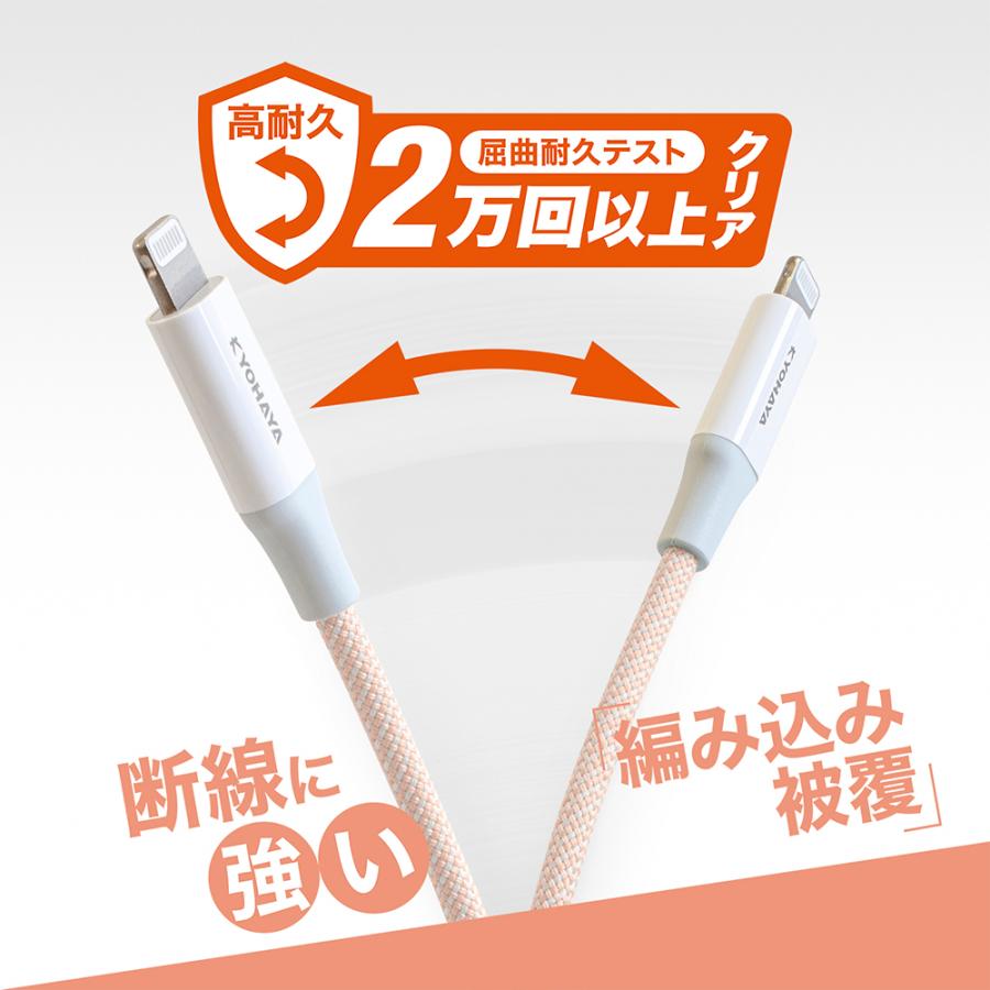 KYOHAYA iPhone 充電ケーブル USB A to ライトニング ケーブル