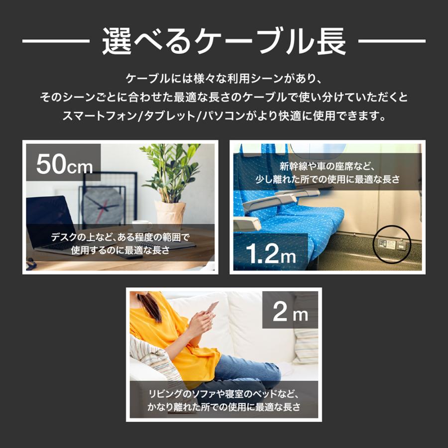 iPhone 充電 ケーブル 断線防止 MFi 認証 ライトニング ケーブル iPhone12 iPhone se iPhone8 iPad 各種対応 急速充電 50cm 1.2m KYOHAYA 強靭 タフ | KYOHAYA | 07