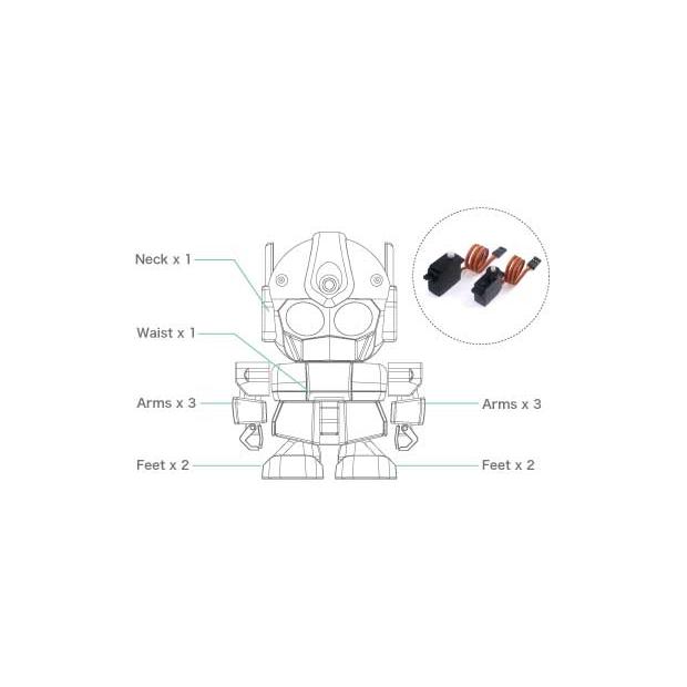 RAPIRO 人型ロボット組み立てキット RAPIRO(ラピロ) : 共立電子産業