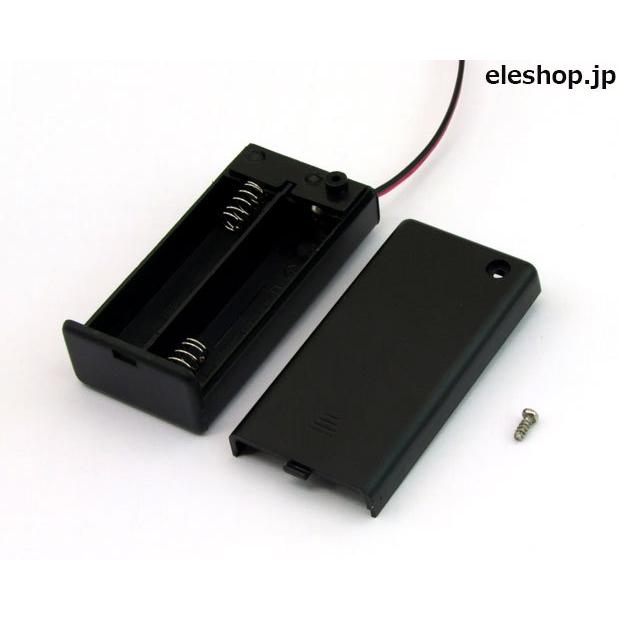 311-635 micro:bit用スイッチ付電池ケース 単3×2本 PHコネクタ2P 