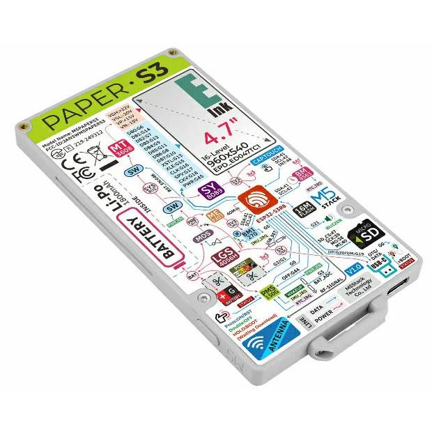 M5STACK-C139 M5PaperS3 ESP32-S3搭載 電子ペーパー開発キット : 共立 