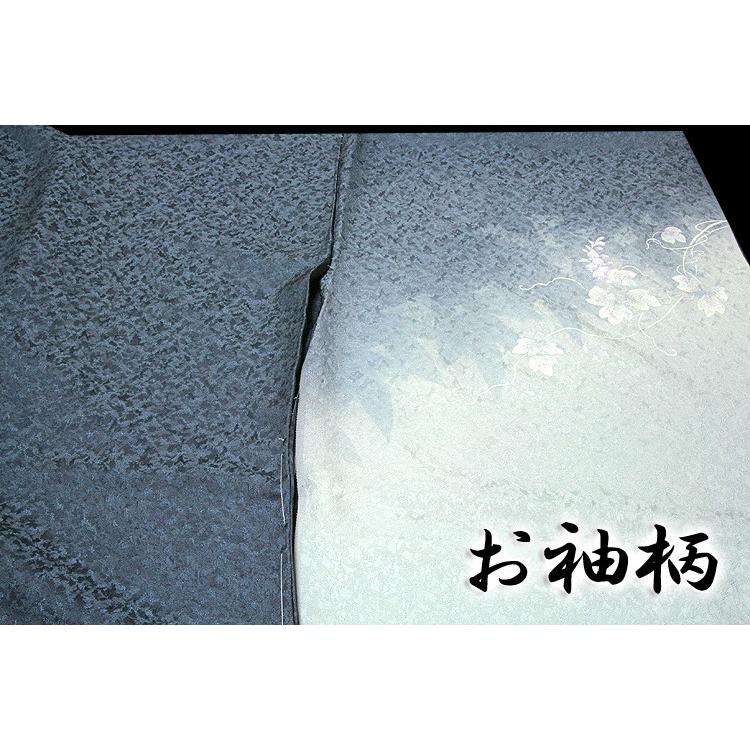 訪問着 正絹 新品 螺鈿作家 藤本隆士作 落款あり 作家物 ぼかし 丹後ちりめん生地使用 未仕立て 仮絵羽 礼装 袷 着物の画像