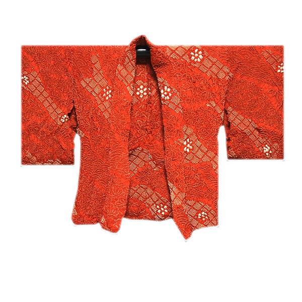 総絞り 羽織 正絹 新品 訳あり 丹色 お洒落 未仕立て 着物 : 京きもの 