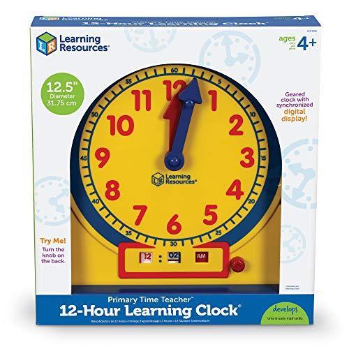 ラーニング リソーシズ(Learning Resources) 学習時計 デジタルとアナログ 教室用 37cm LER 2996 