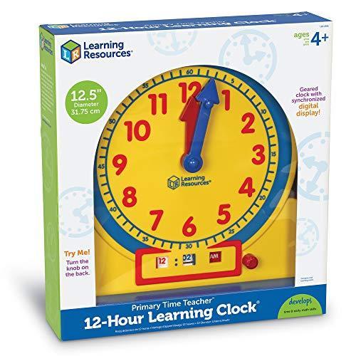 ラーニング リソーシズ(Learning Resources) 学習時計 デジタルとアナログ 教室用 37cm LER 2996 