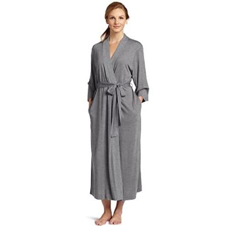 お客様満足度no 1 Natori Shangri La ロングローブ 着物袖 バスローブ レディース Us サイズ Medium カラー グレー 並行輸入品 新着商品 Frankies Al