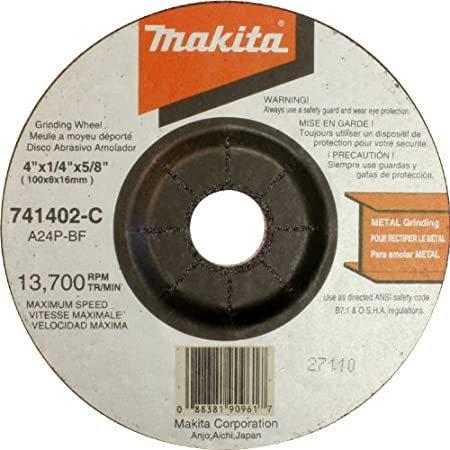 Makita 741402-9-1 4-Inch 24 Grit Grinding Wheel