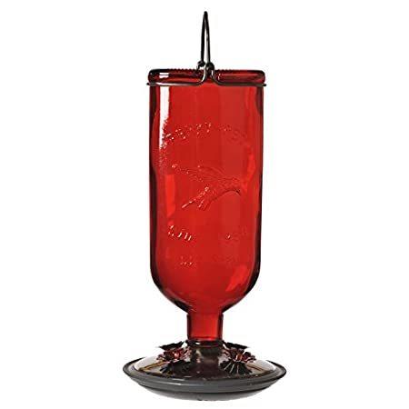 最高の Bottle Glass Antique 8109-2 Perky-Pet Hummingbird Capacity, Feeder-16-Ounce アルコールグラス