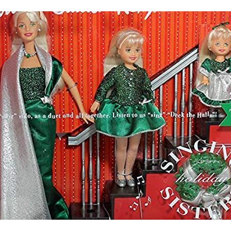 Barbie Holiday Singing Sisters Stacie Kelly Dolls Sing Deck The Halls (2000