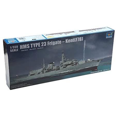 海外輸入品です。お届けまで丁寧に対応いたしますトランペッター 1/350 イギリス海軍 23型フリゲート HMS ケント F78 プラモデル