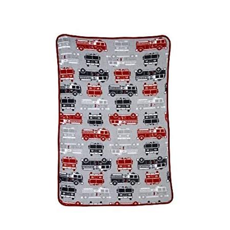 Carter's Toddler NoJo by Truck Fire Blanket, Fleece Coral Printed 毛布