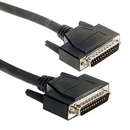 Amphenol CS-DSLSZH25MM-025 25-Pin DB25 LSZH D-Sub Cable， Low Smoke， Male/Ma 並行輸入品