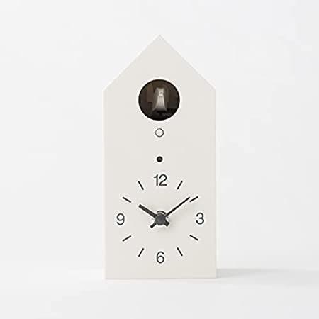 【返品交換不可】 MUJI Cuckoo Clock [White - Standard Size] 掛け時計、壁掛け時計