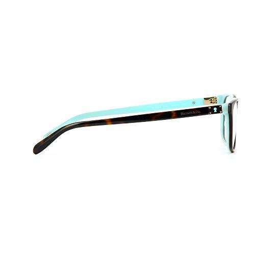 純正買取 メガネ Tiffany & Co. Eyeglasses Tiffany TF 2109HB 8134 HAVANA/BLUE ，51/17/140