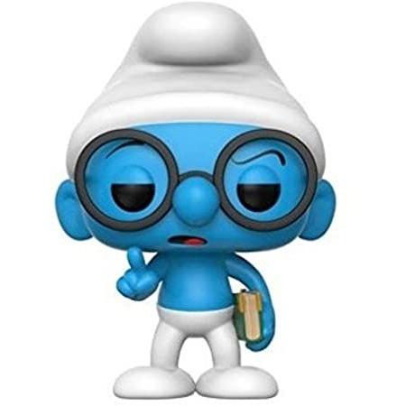 Funko Pop Animation Brainy Smurf Toy