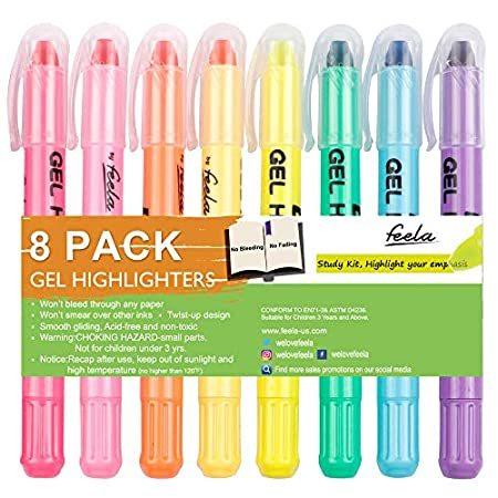 絶妙なデザイン Feela Colors) Bright (8 kit study Highlighter Gel Bible 手帳カバー 絶妙なデザイン Feela Colors) Bright (8 kit study Highlighter Gel Bible 手帳カバー