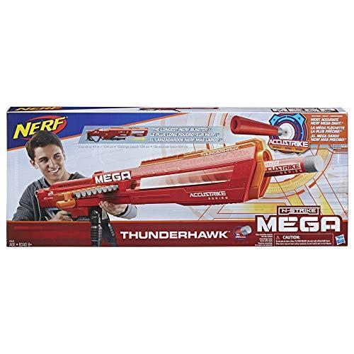 Vittig Gå vandreture Chaiselong Thunderhawk Nerf AccuStrike Mega Toy Blaster - Longest Nerf Blaster - 10  Official AccuStrike Nerf Mega Darts, 10-Dart Clip, Bipod - For Kids, Teens,  a :B076JG2FS7:Times-k - 通販 - Yahoo!ショッピング