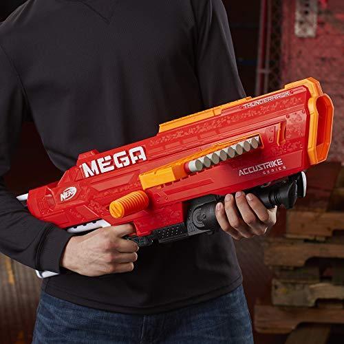 Thunderhawk Nerf AccuStrike Mega Toy Blaster - Nerf Blaster 10 Official AccuStrike Nerf Mega Darts, 10-Dart Clip, Bipod - For Kids, Teens, a :B076JG2FS7:Times-k - 通販 - Yahoo!ショッピング